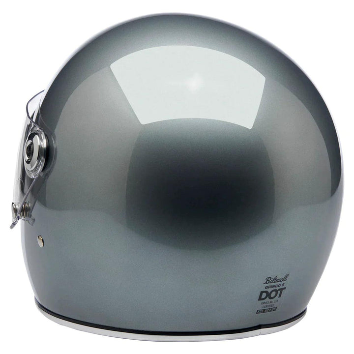 Biltwell Gringo S ECE Helmet Metallic Sterling - Motor Psycho Sport
