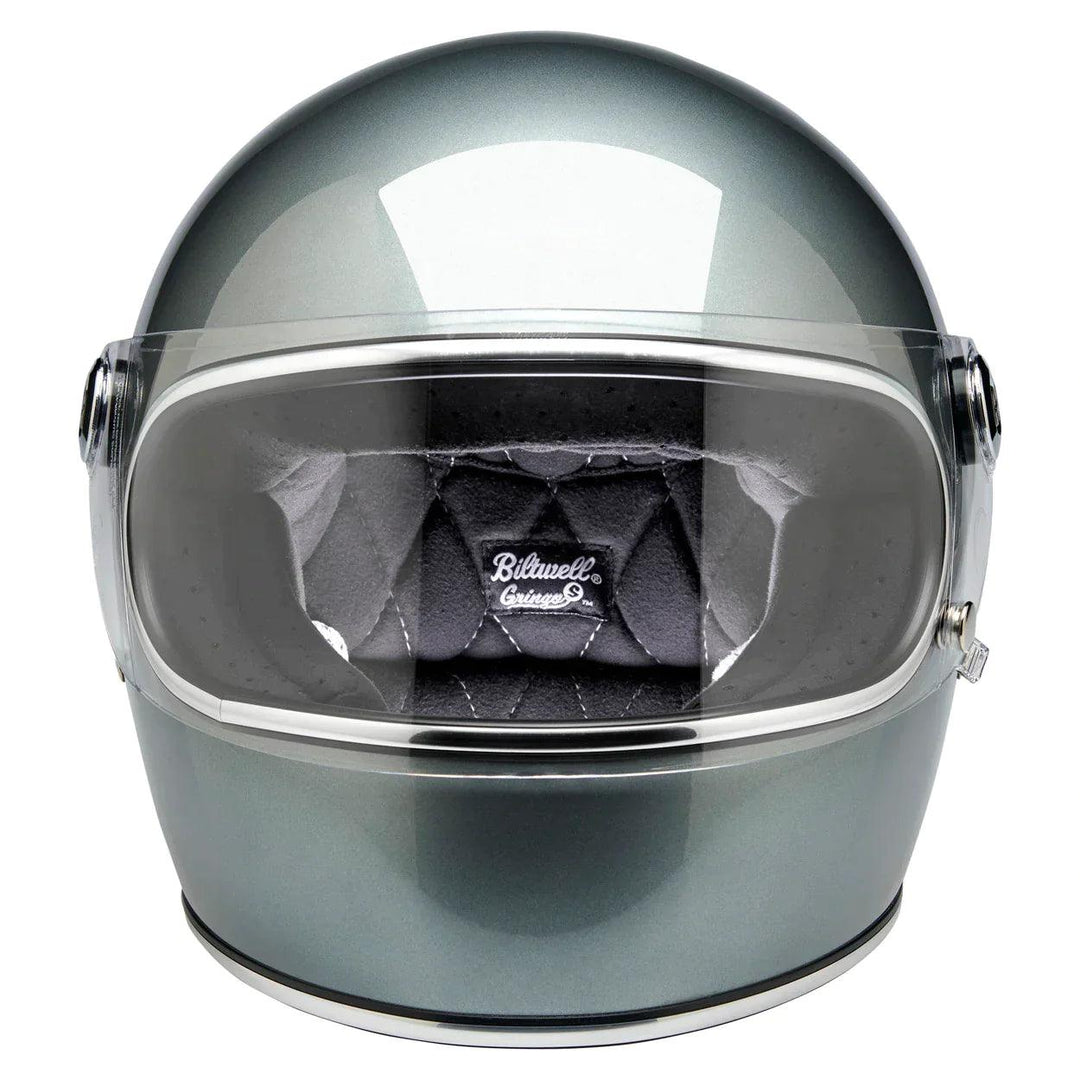 Biltwell Gringo S ECE Helmet Metallic Sterling - Motor Psycho Sport