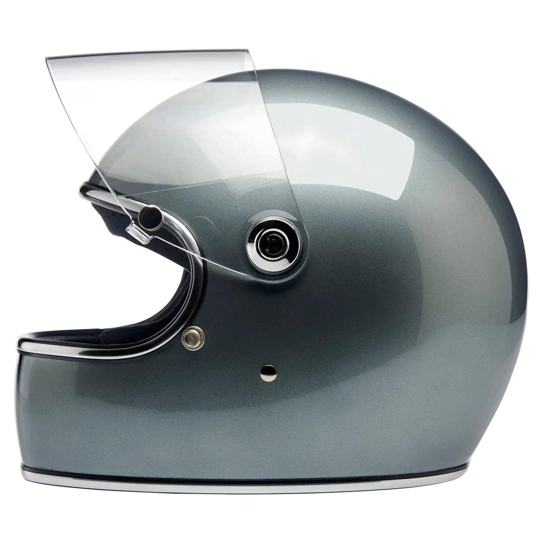 Biltwell Gringo S ECE Helmet Metallic Sterling - Motor Psycho Sport