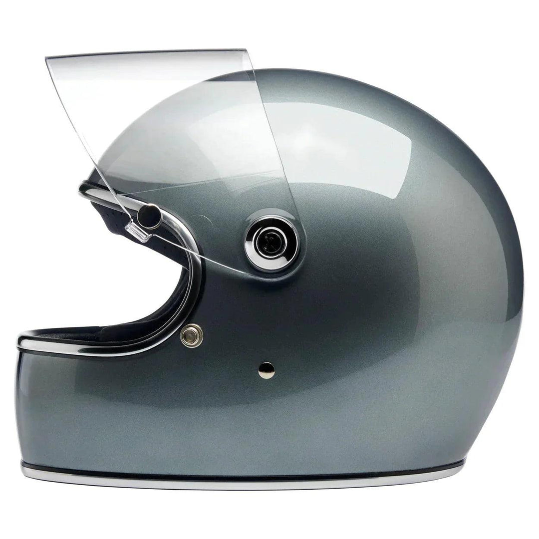 Biltwell Gringo S ECE Helmet Metallic Sterling - Motor Psycho Sport