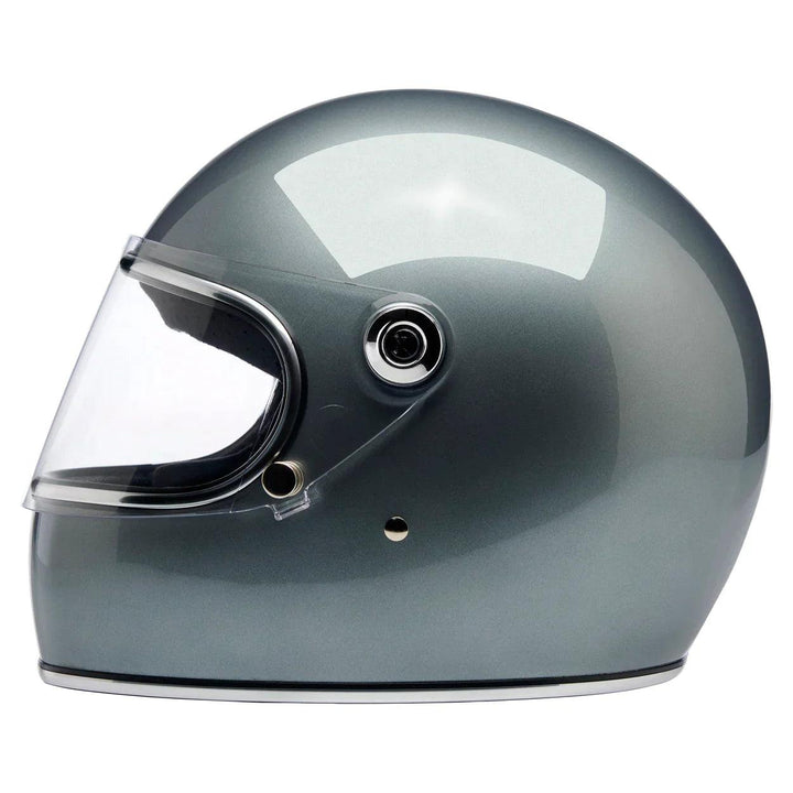 Biltwell Gringo S ECE Helmet Metallic Sterling - Motor Psycho Sport