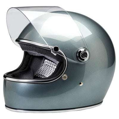 Biltwell Gringo S ECE Helmet Metallic Sterling - Motor Psycho Sport