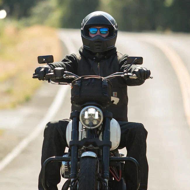 Biltwell Lane Splitter Helmet Flat Black - Motor Psycho Sport