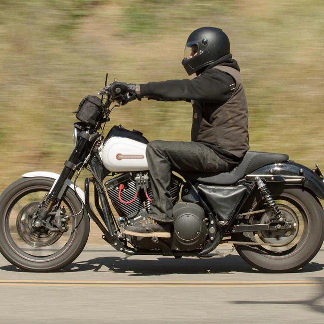 Biltwell Lane Splitter Helmet Flat Black - Motor Psycho Sport