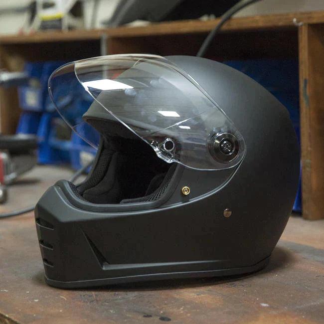 Biltwell Lane Splitter Helmet Flat Black - Motor Psycho Sport