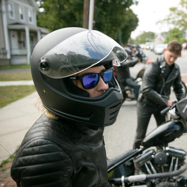 Biltwell Lane Splitter Helmet Flat Black - Motor Psycho Sport