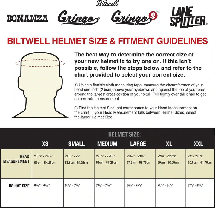 Biltwell Lane Splitter Helmet Flat Black - Motor Psycho Sport