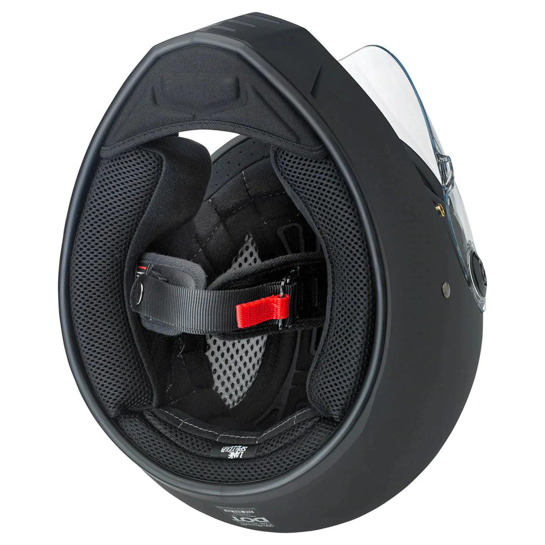 Biltwell Lane Splitter Helmet Flat Black - Motor Psycho Sport