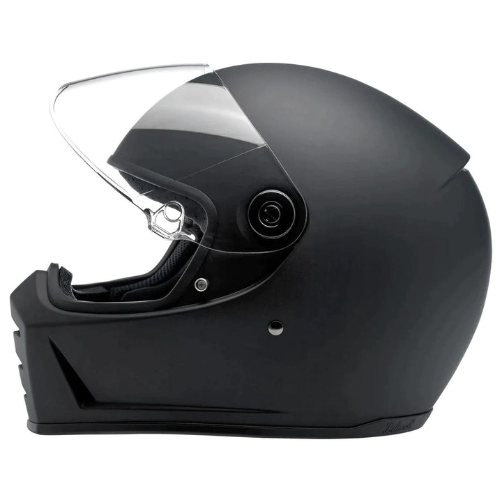 Biltwell Lane Splitter Helmet Flat Black - Motor Psycho Sport
