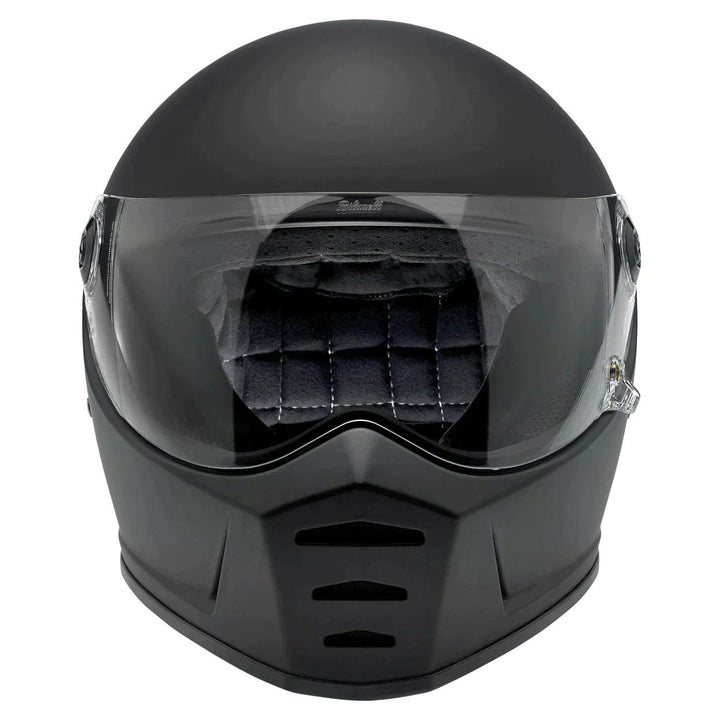 Biltwell Lane Splitter Helmet Flat Black - Motor Psycho Sport