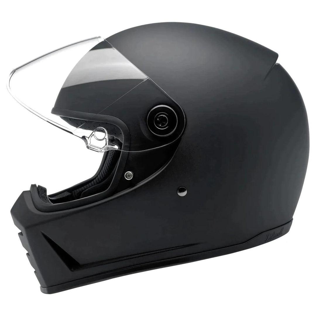Biltwell Lane Splitter Helmet Flat Black - Motor Psycho Sport