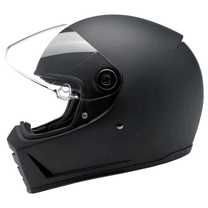 Biltwell Lane Splitter Helmet Flat Black - Motor Psycho Sport