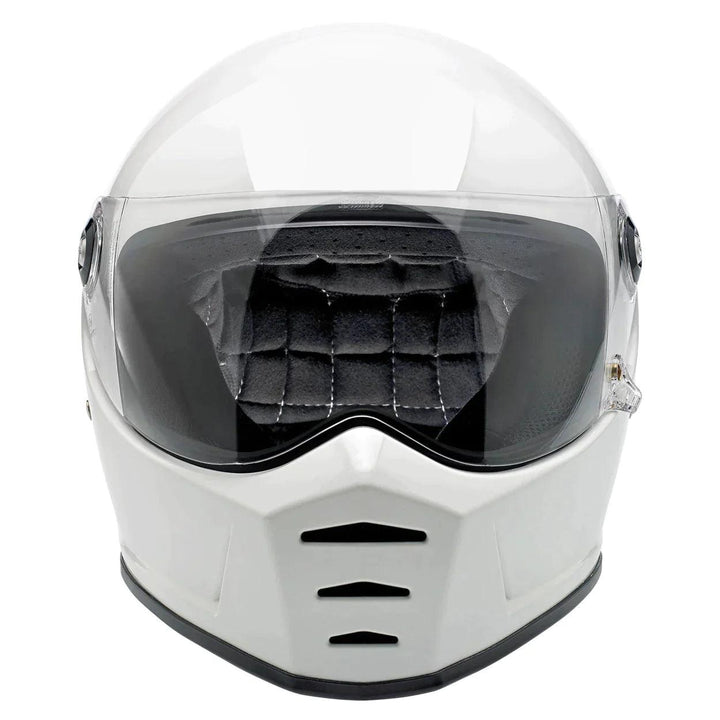 Biltwell Lane Splitter Helmet Gloss White - Motor Psycho Sport