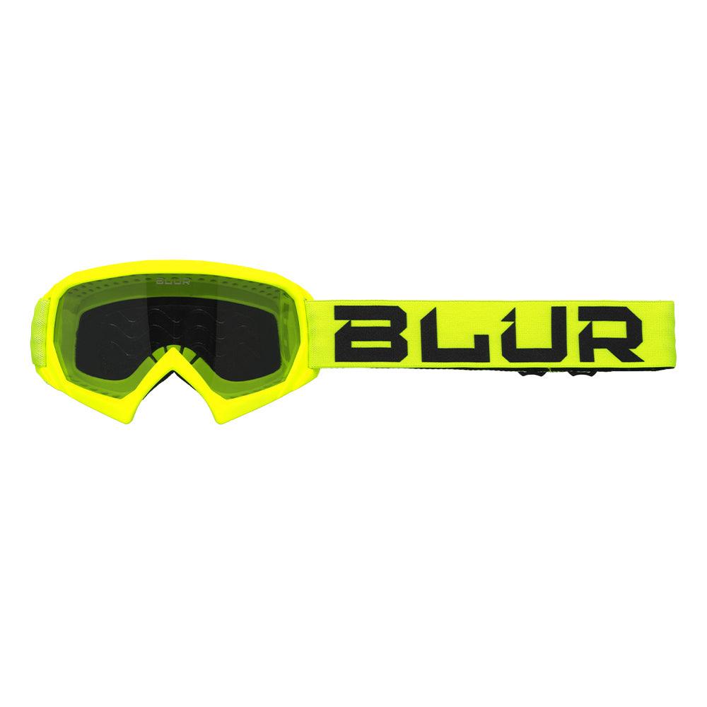 Blur Youth B-10 Goggle Black/Neon - Motor Psycho Sport
