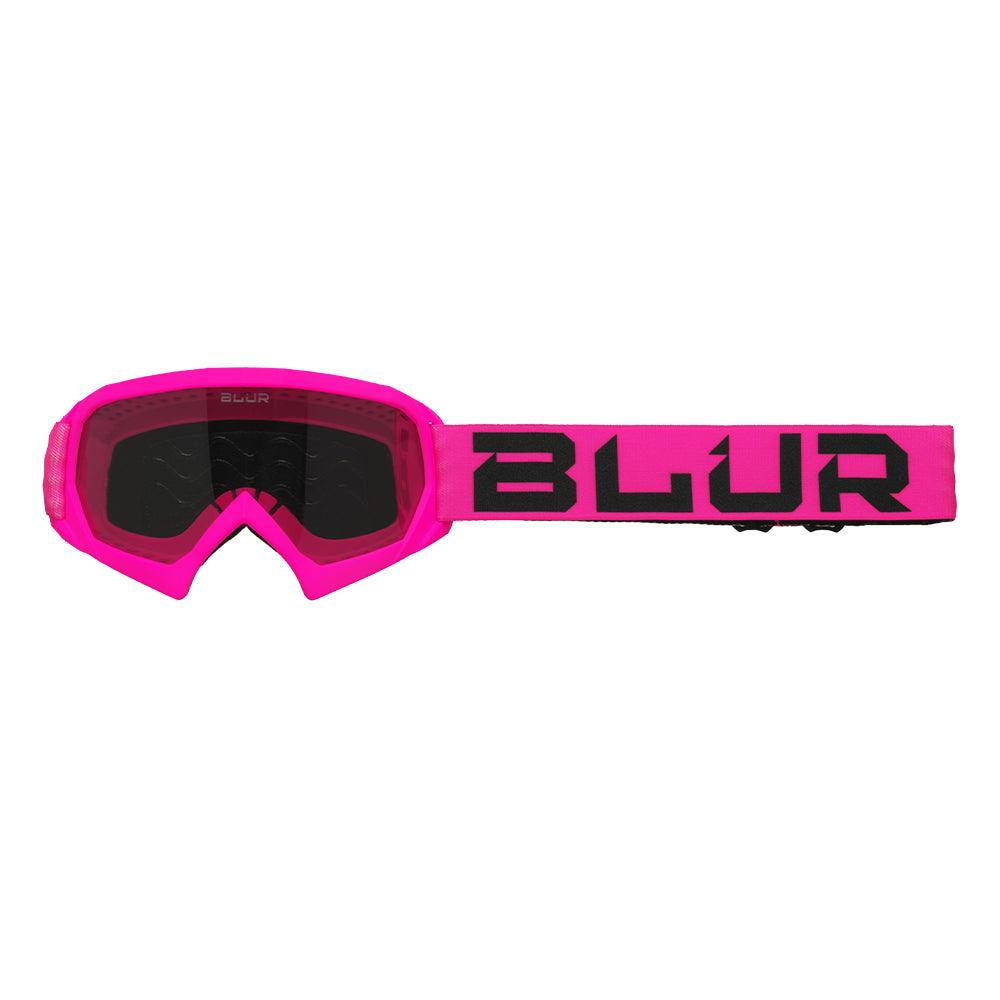 Blur Youth B-10 Goggle Black/Pink - Motor Psycho Sport