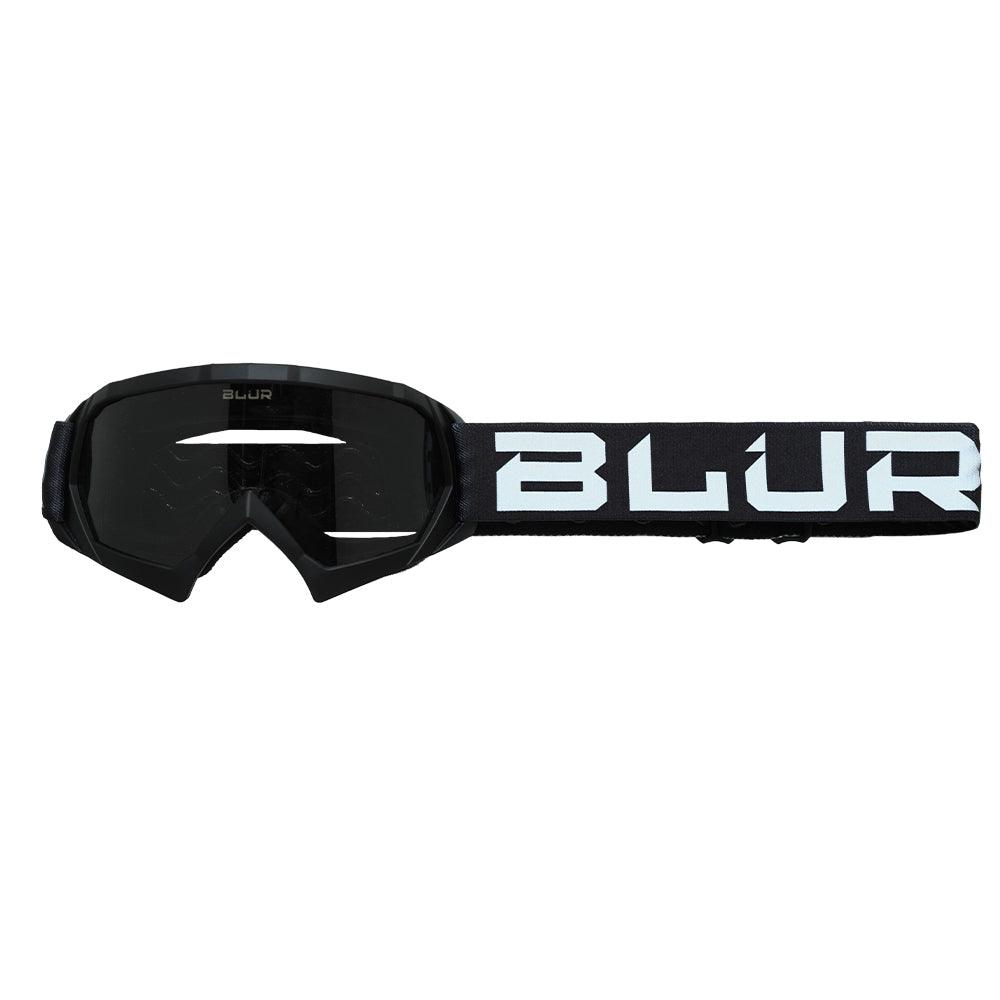 Blur Youth B-10 Goggle Black/White - Motor Psycho Sport