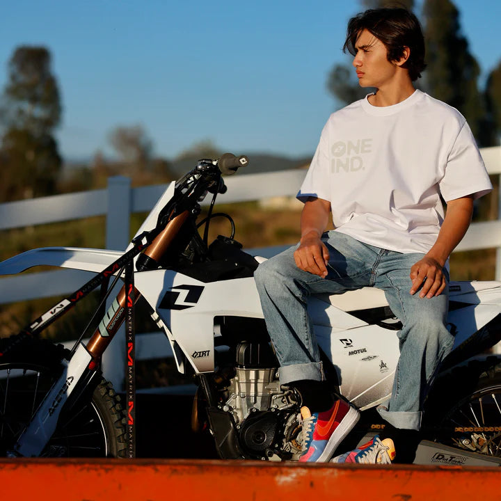 One Industries BX Premium Heavy Tee - White