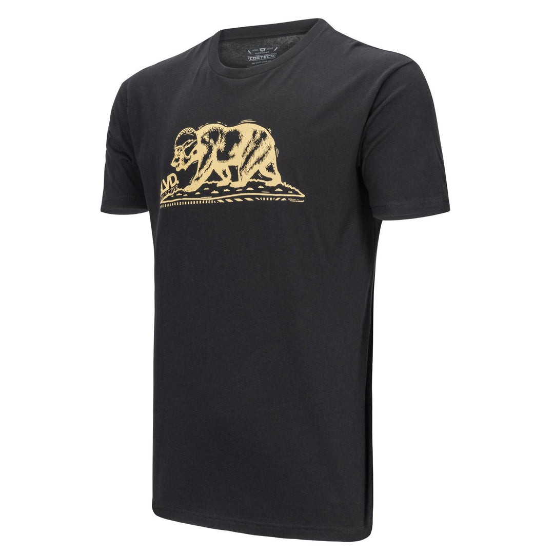 Cortech Cali Bear Tee - Black - Motor Psycho Sport