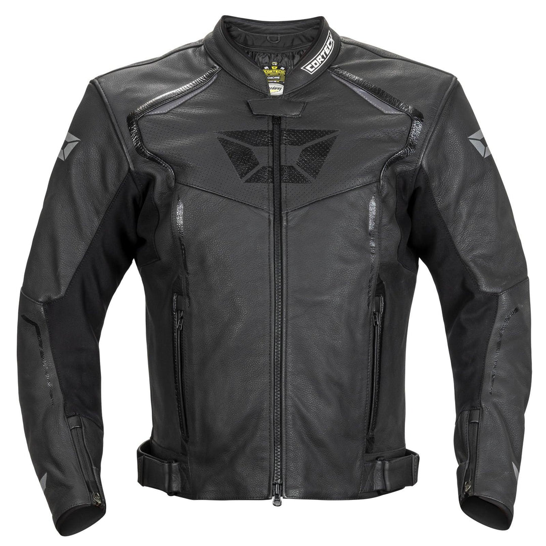 Cortech Chicane Leather Jacket - Black - Motor Psycho Sport