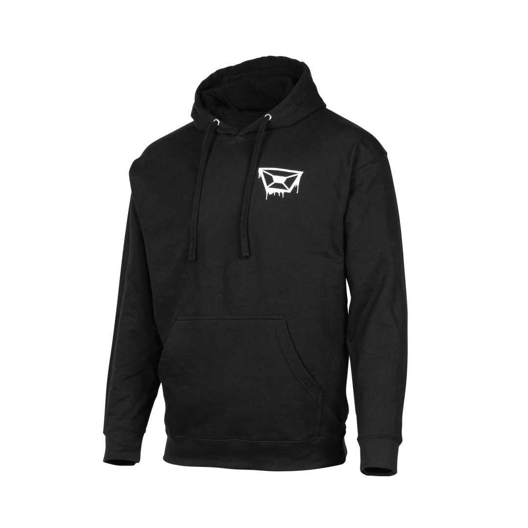 Cortech Drip Pull-Over Hoodie - Black - Motor Psycho Sport