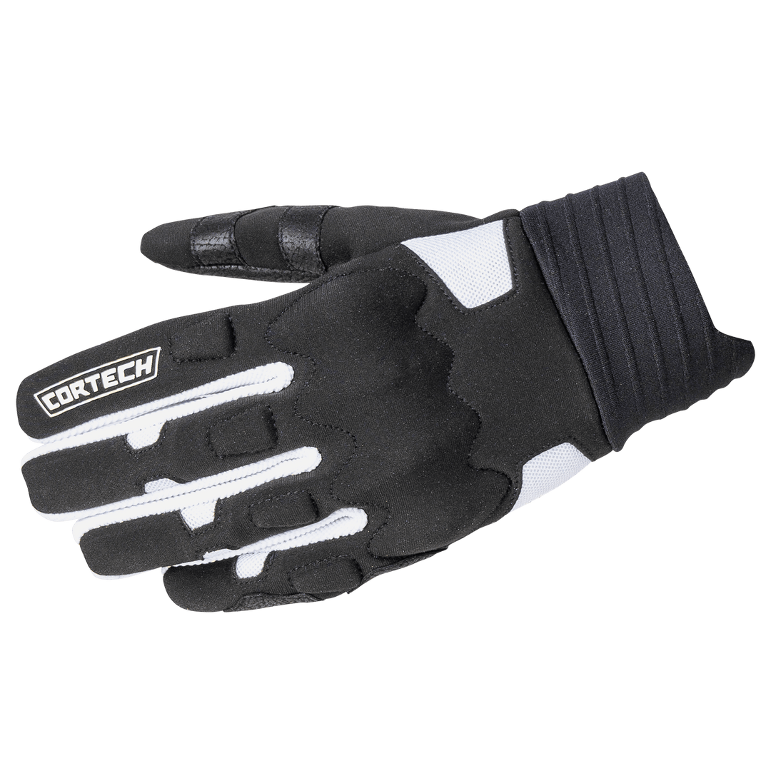 Cortech Lite Glove - Black/White - Motor Psycho Sport