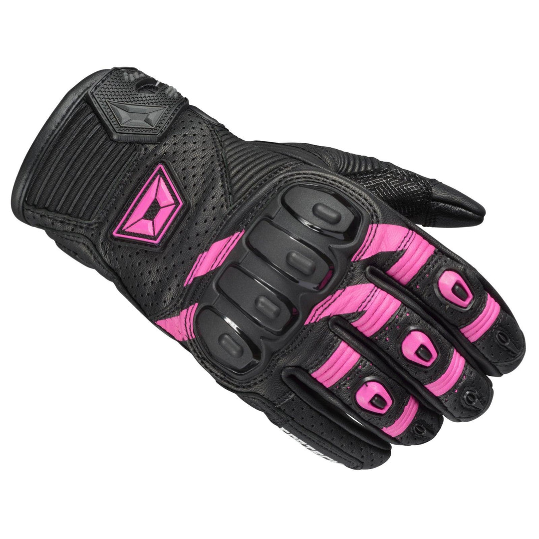 Cortech Manix ST Women's Glove - Black/Pink - Motor Psycho Sport