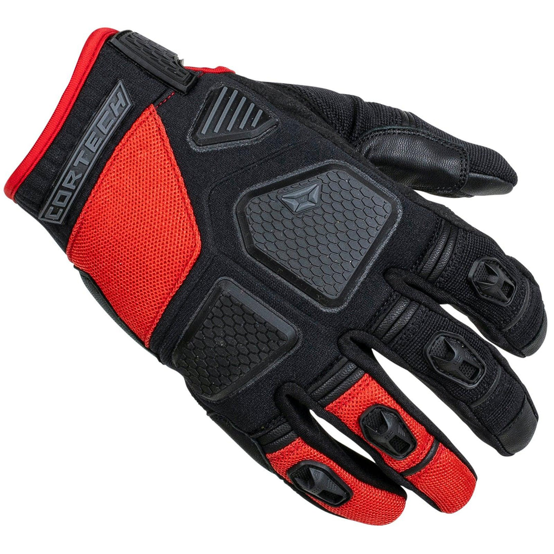 Cortech Men's Aero-Flo Glove - Red - Motor Psycho Sport