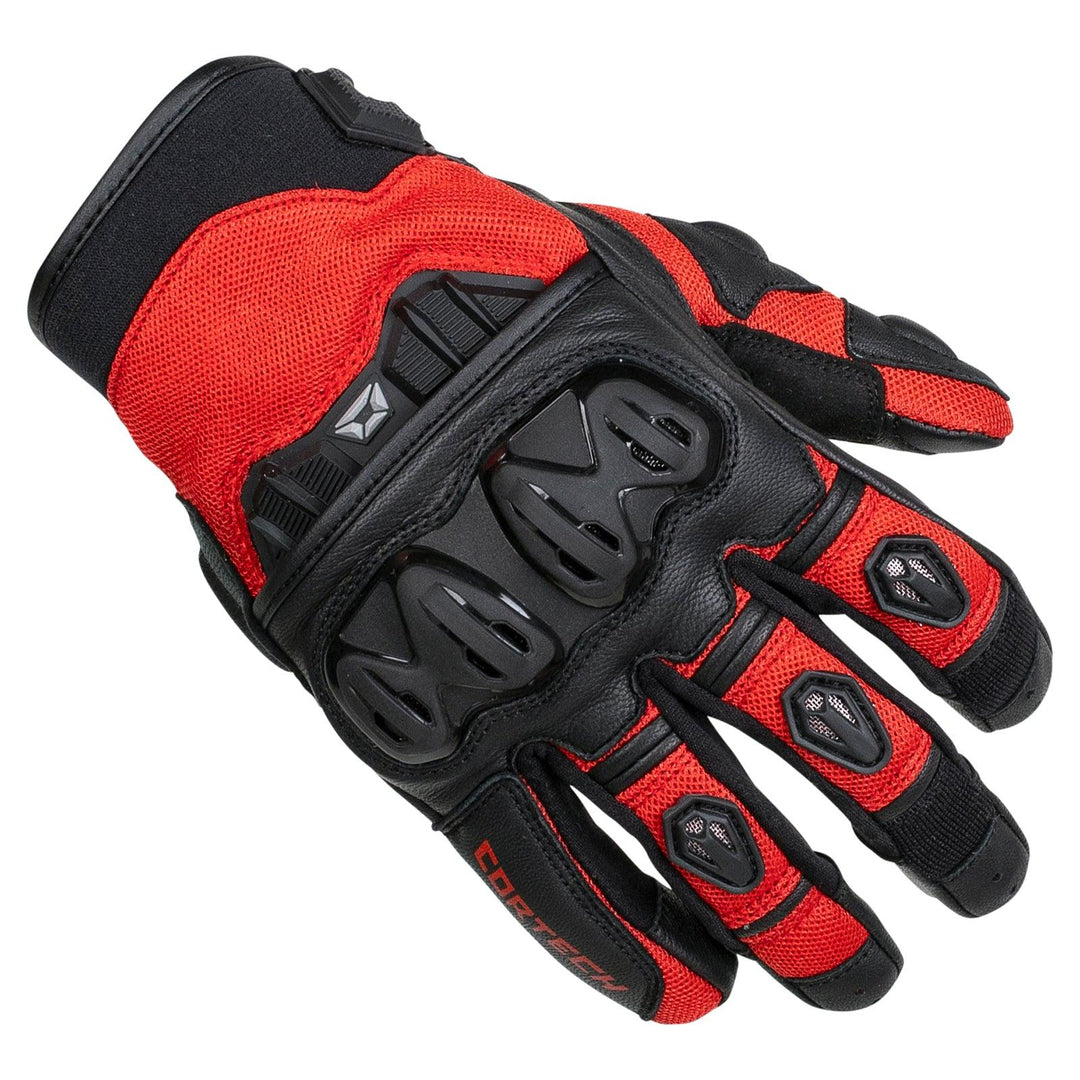 Cortech Men's Hyper-Flo Glove - Red - Motor Psycho Sport