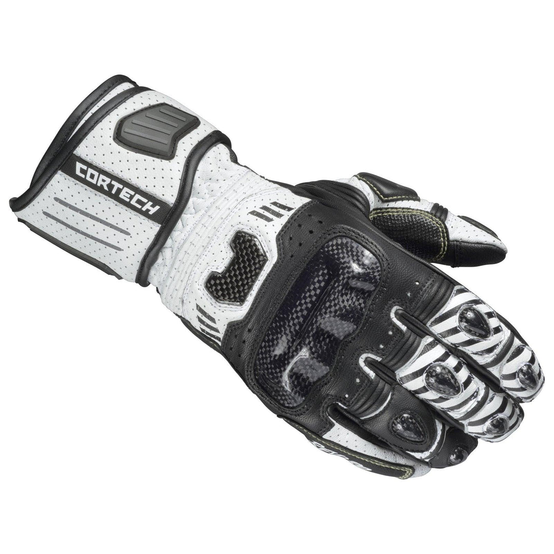 Cortech Revo Sport RR Men's Glove - Black/White - Motor Psycho Sport