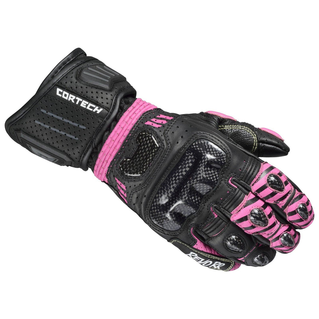 Cortech Revo Sport RR Women's Glove - Black/Pink - Motor Psycho Sport