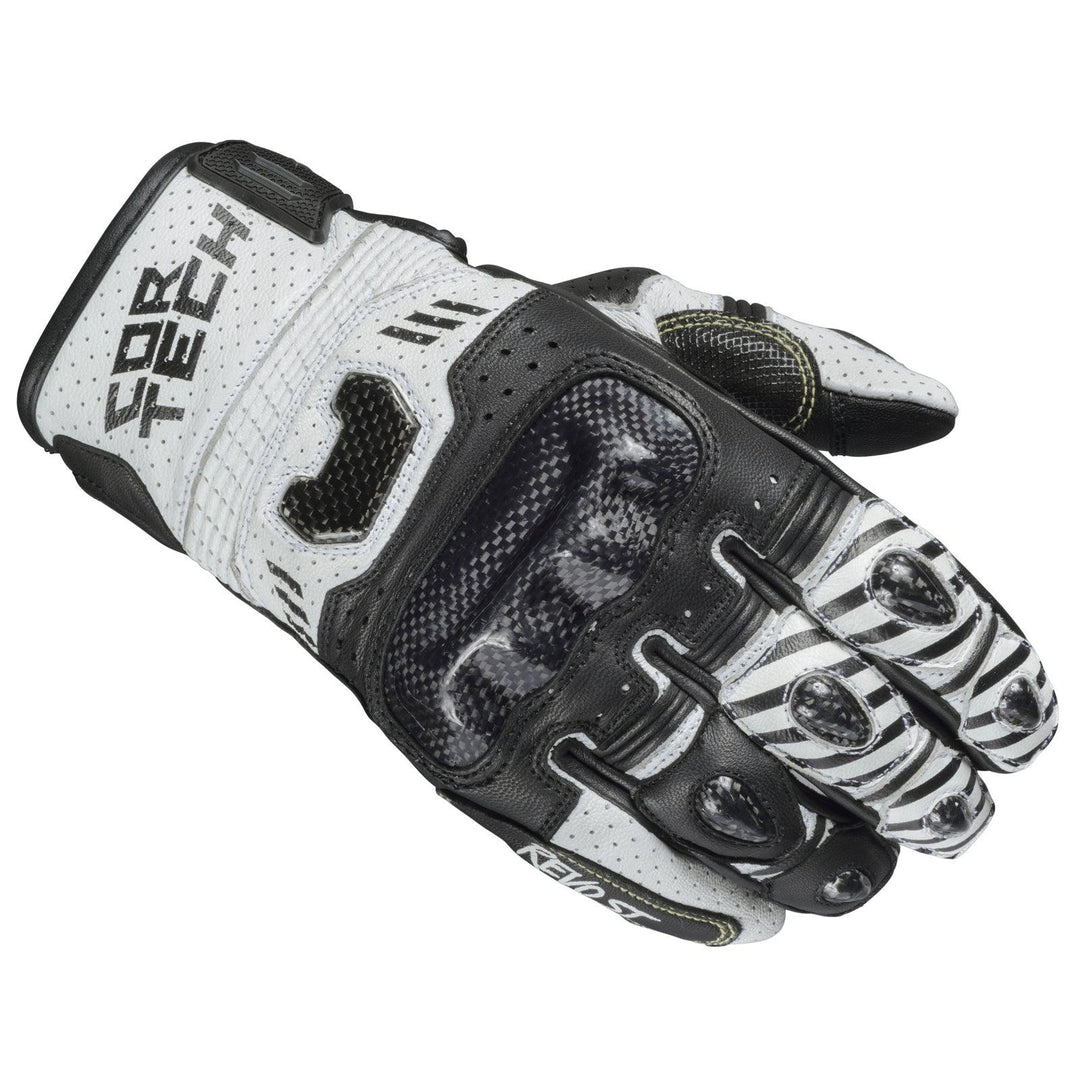 Cortech Revo Sport ST Men's Glove - Black/White - Motor Psycho Sport