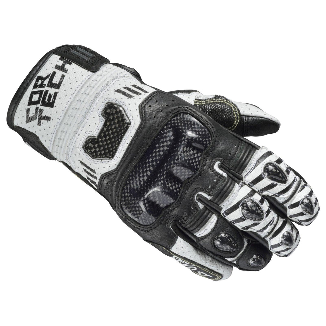 Cortech Revo Sport ST Women's Glove - Black/White - Motor Psycho Sport