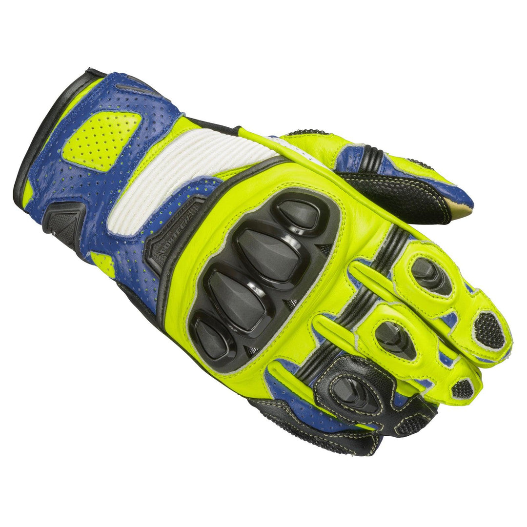 Cortech Sector Pro ST Glove - Blue/Hi-Viz - Motor Psycho Sport