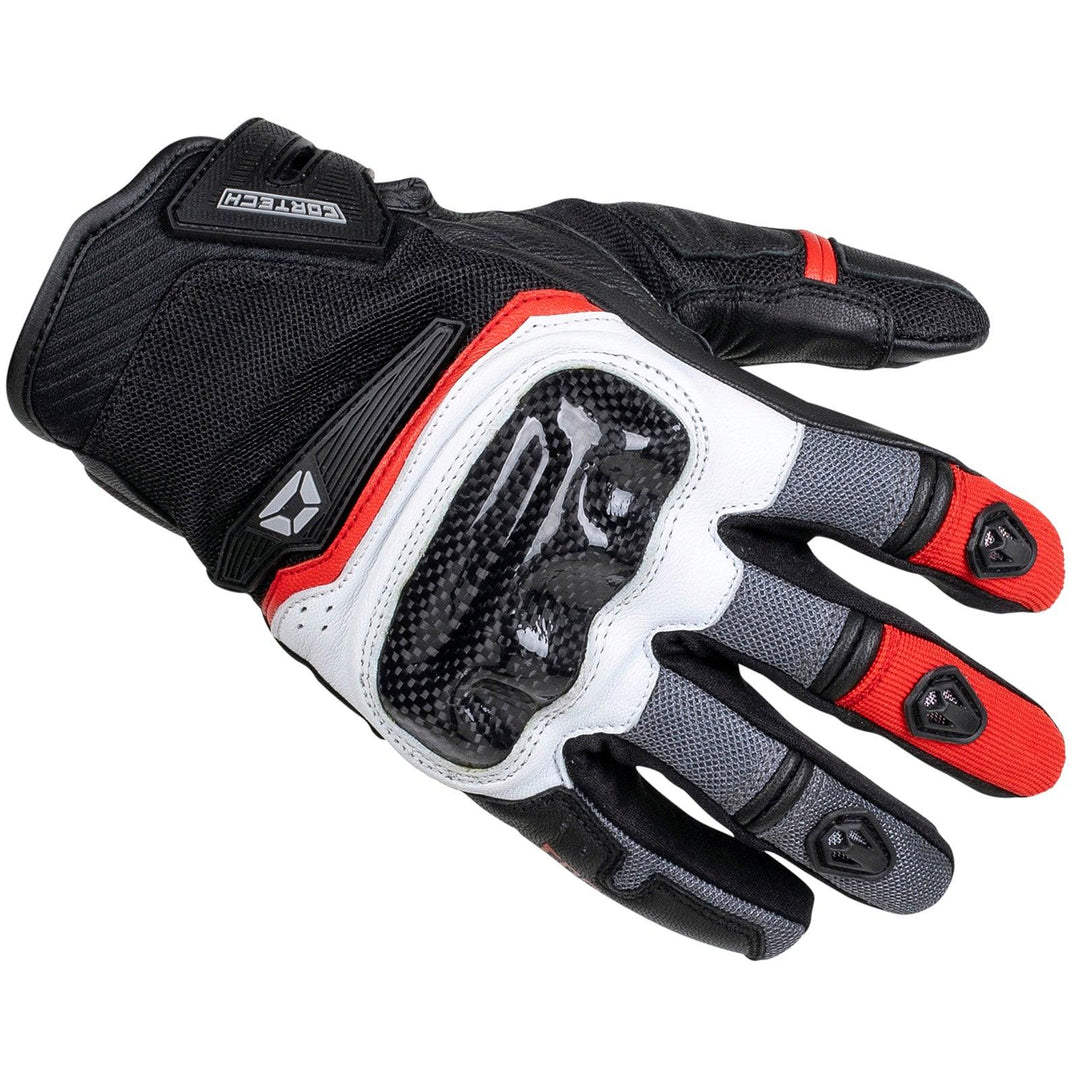 Cortech Sonic-Flo Glove - Red/White - Motor Psycho Sport