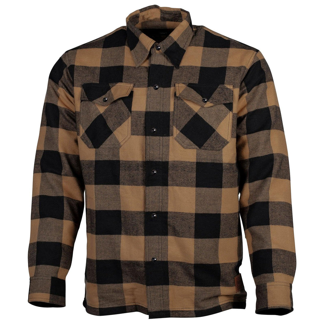 Cortech The Bender Riding Flannel - Brown - Motor Psycho Sport