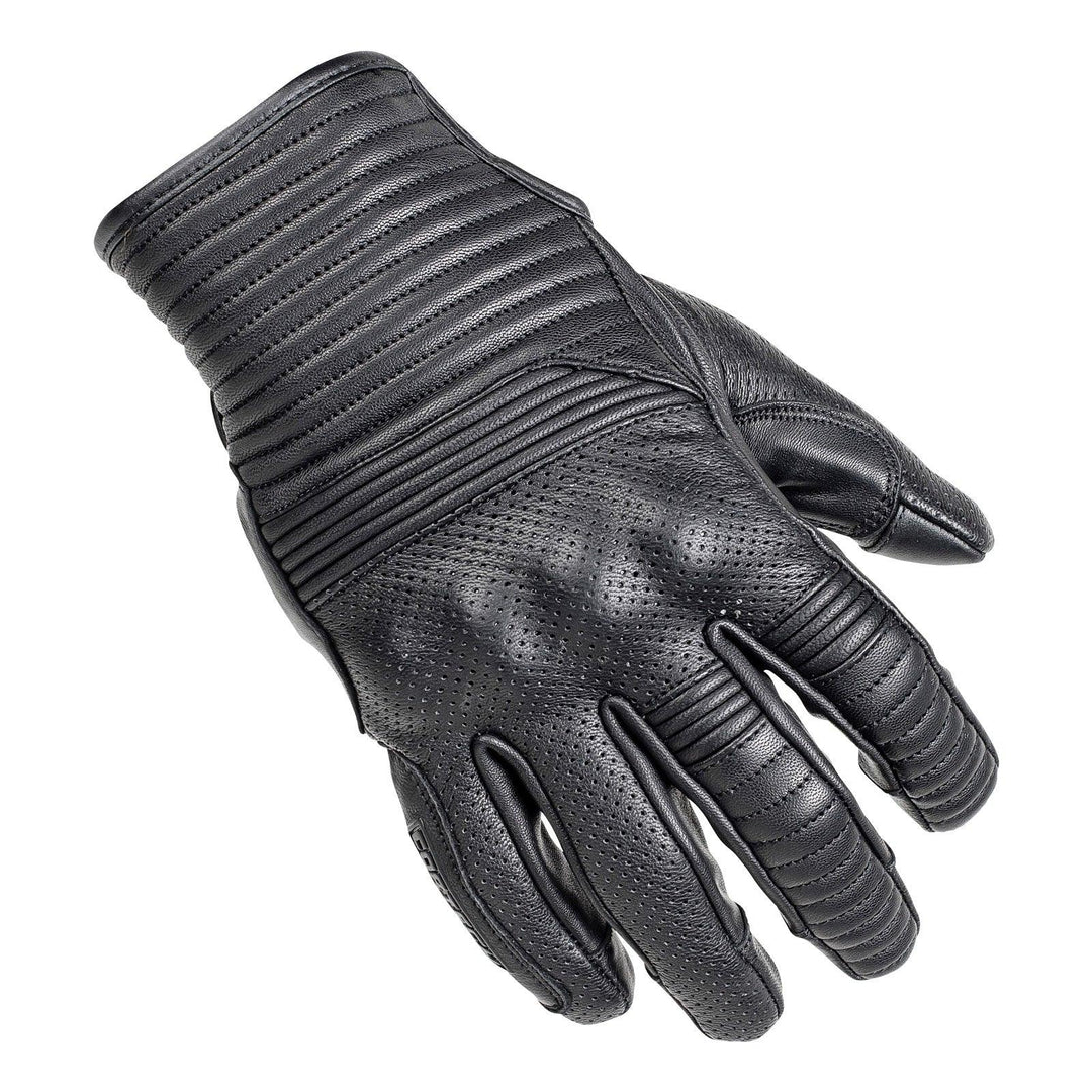 Cortech The Bully Short Cuff Leather Gloves - Black - Motor Psycho Sport