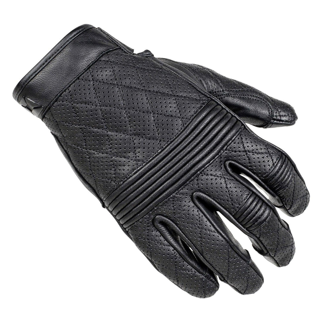Cortech The Scrapper Short Cuff Men's Leather Gloves - Black - Motor Psycho Sport