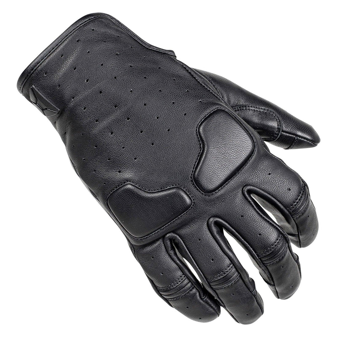 Cortech The Slacker Short Cuff Men's Leather Gloves - Black - Motor Psycho Sport