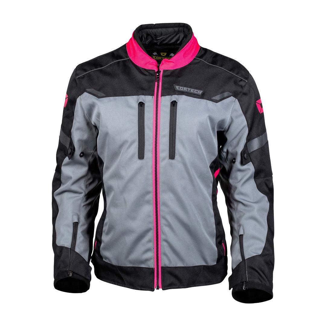 Cortech Women's Aero-Tec Jacket - Black/Rubine/Gun - Motor Psycho Sport