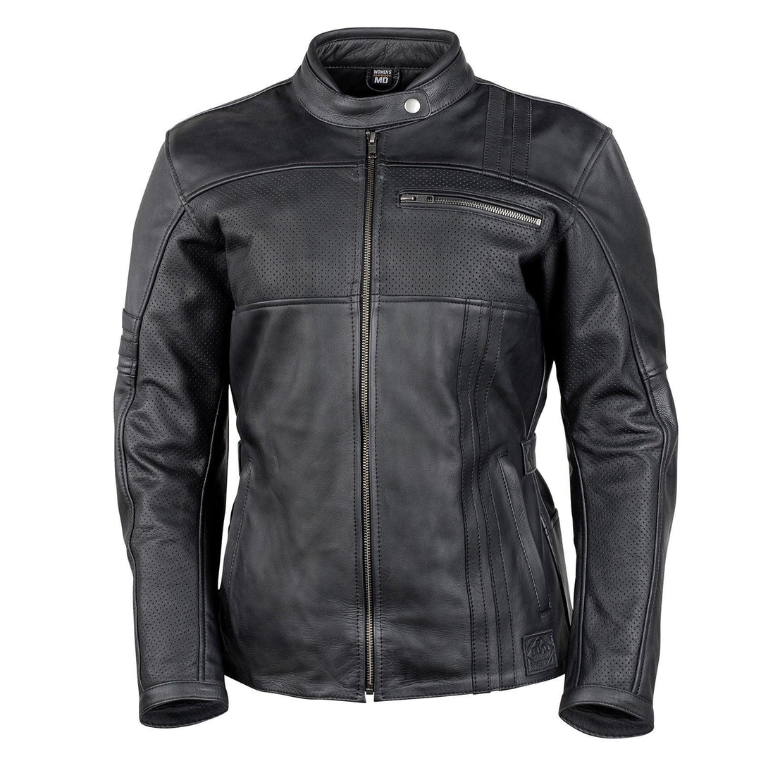 Cortech Women's The Runaway Leather Jacket - Black - Motor Psycho Sport