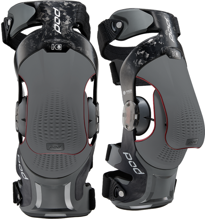 Pod K8 3.0 Knee Brace Carbon Pair - Carbon/Graphite