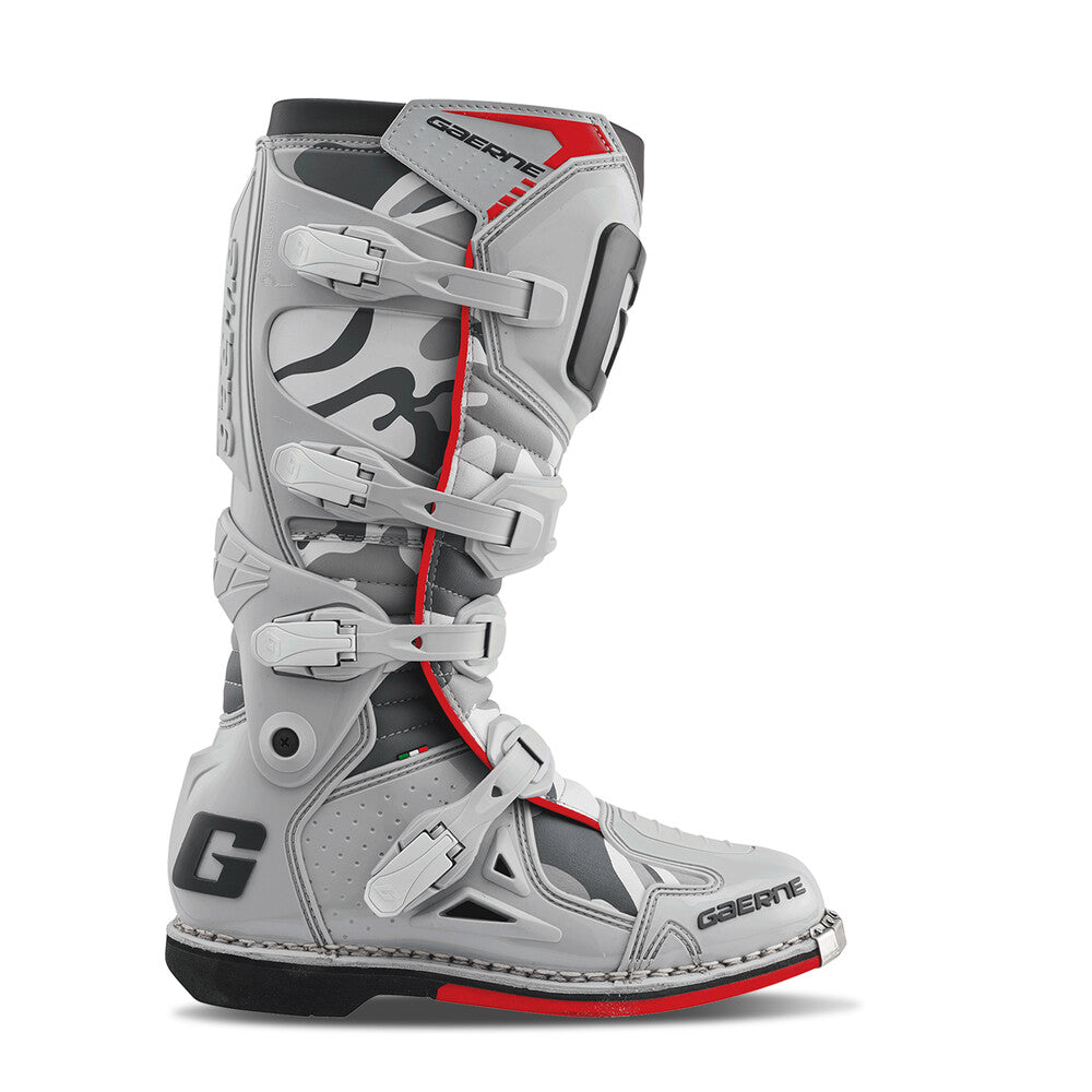 Gaerne Fastback Endurance Boots - Snow Camo (Idaho Warehouse)