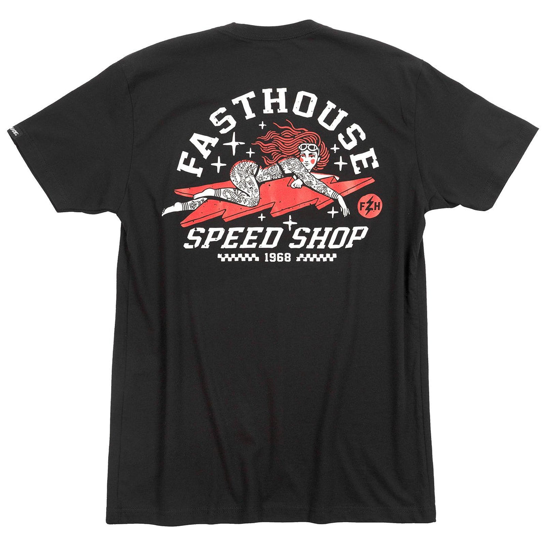 Fasthouse Eleanor Tee - Black - Motor Psycho Sport