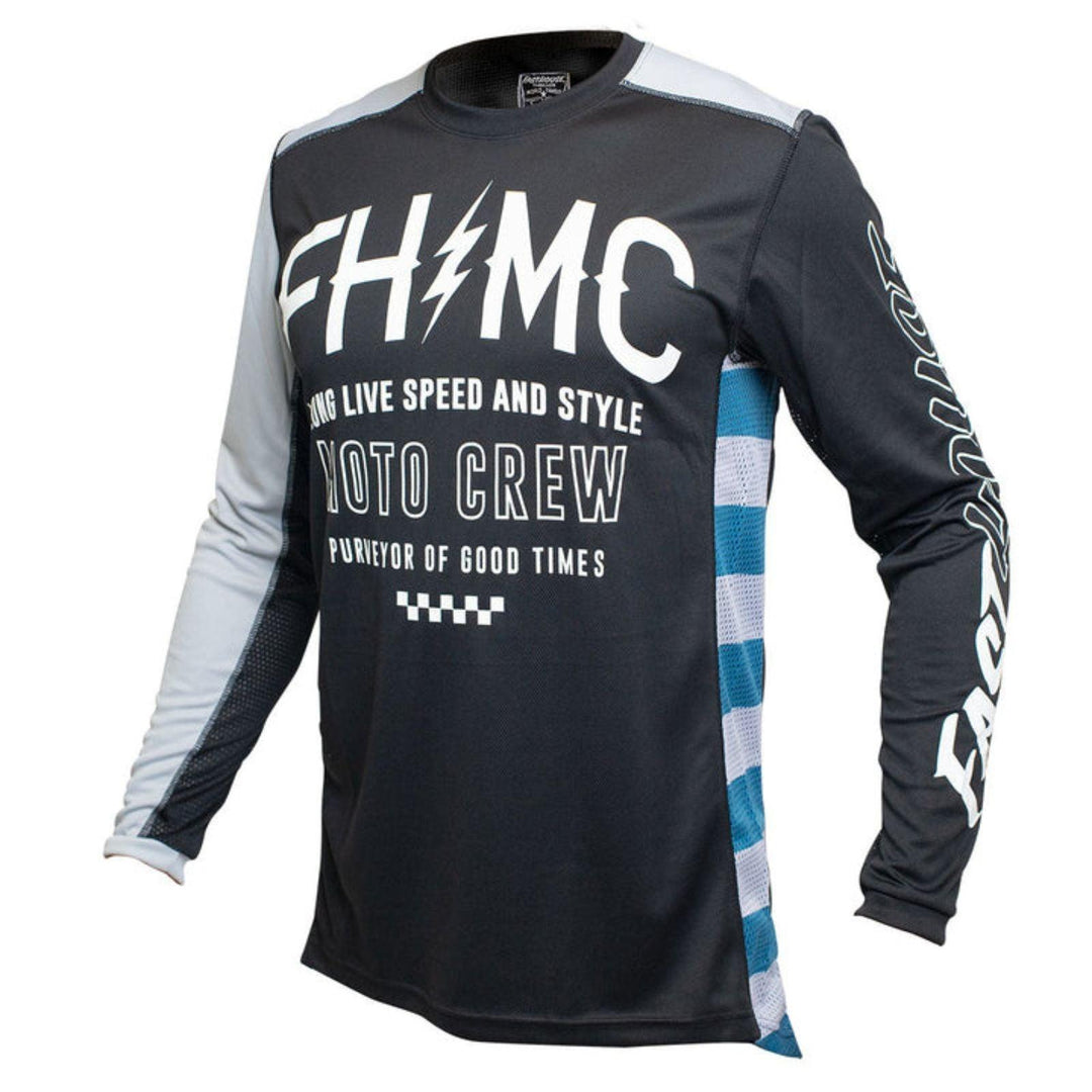 Fasthouse Grindhouse Cypher Jersey - Black/Silver - Motor Psycho Sport