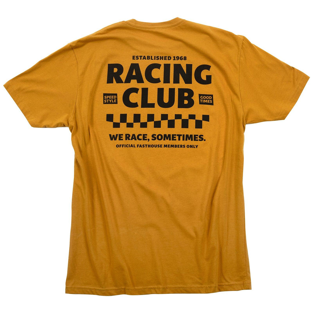 Fasthouse Members Only Tee - Vintage Gold - Motor Psycho Sport