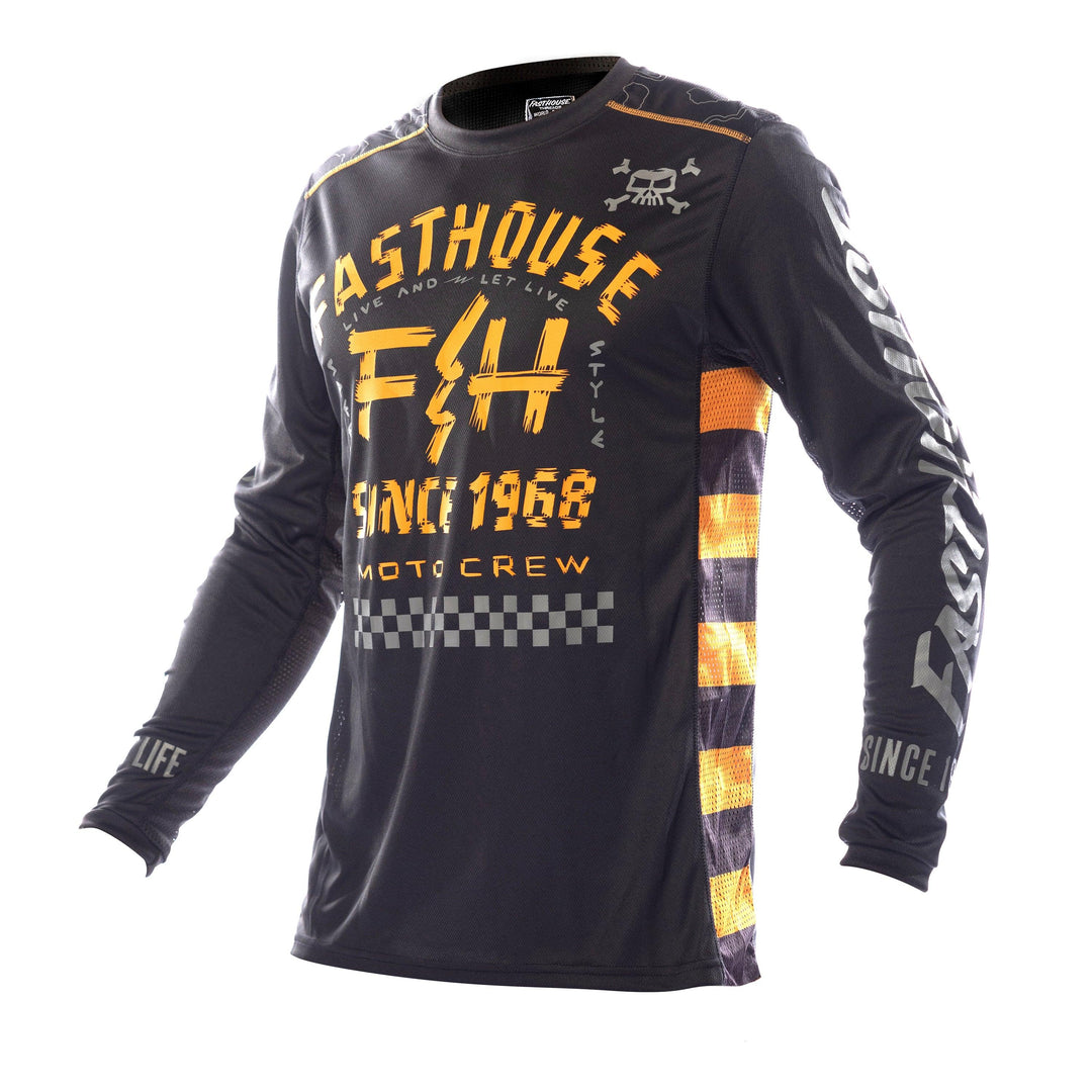 Fasthouse Off-Road Jersey - Black/Amber - Motor Psycho Sport