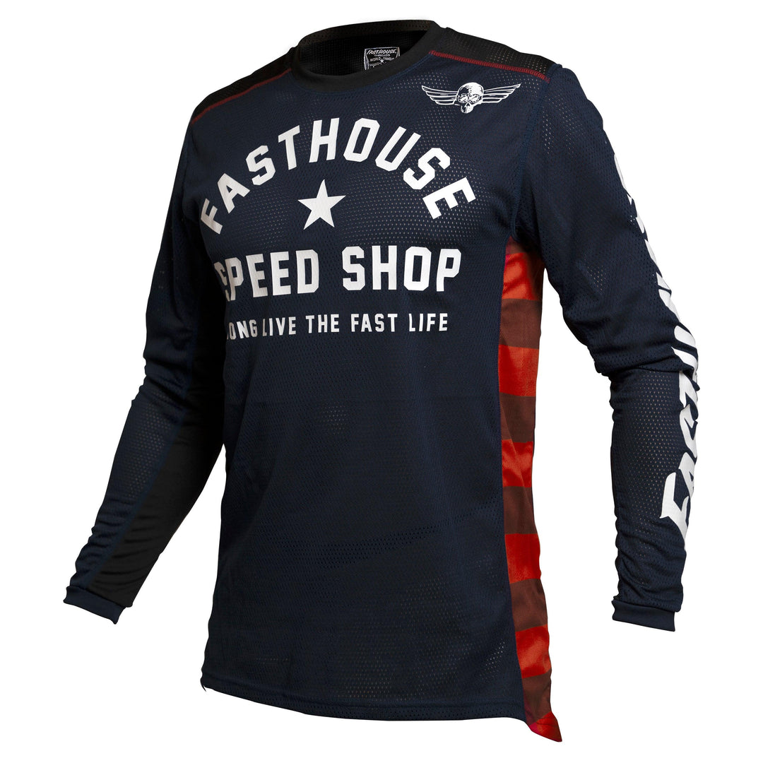 Fasthouse Originals Air Cooled Jersey - Navy/Black - Motor Psycho Sport