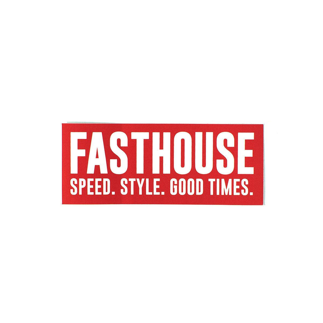 Fasthouse Red Good Times Sticker - Motor Psycho Sport