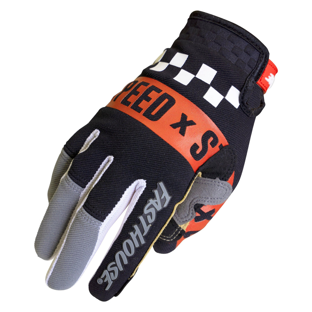 Fasthouse Speed Style Domingo Glove - Gray/Black - Motor Psycho Sport