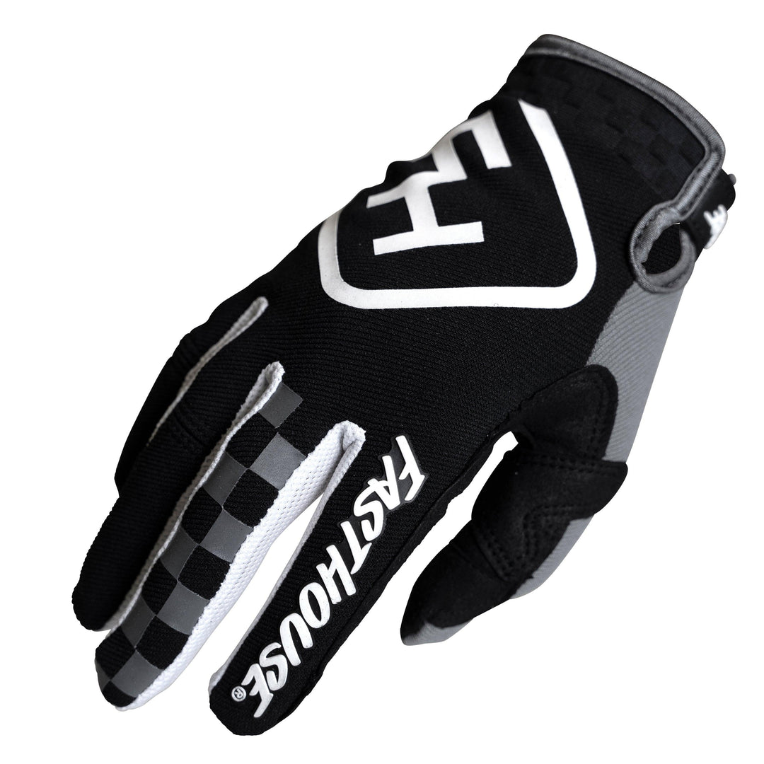 Fasthouse Speed Style Legacy Glove - Black/Gray - Motor Psycho Sport